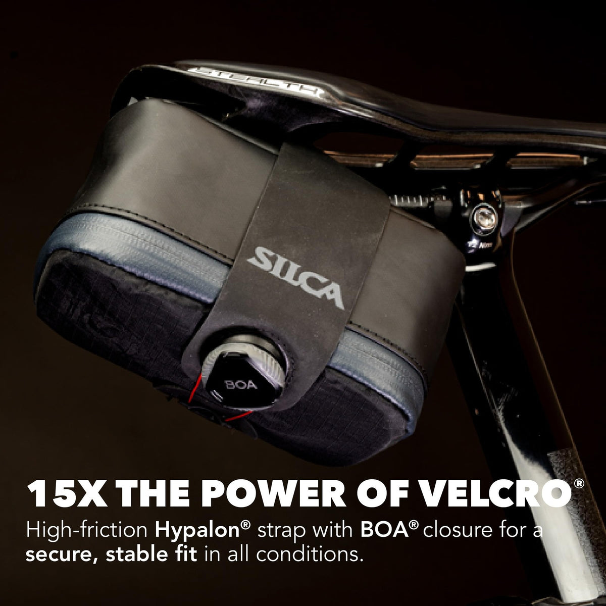 SILCA Mattone Grande Bike Saddle Bag with BOA Closure - Large.77 L 3