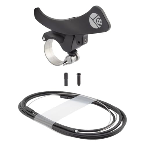 Origin8 Hangtime Dropper Post Lever Kit Drop Bar Remote Lever Black 1
