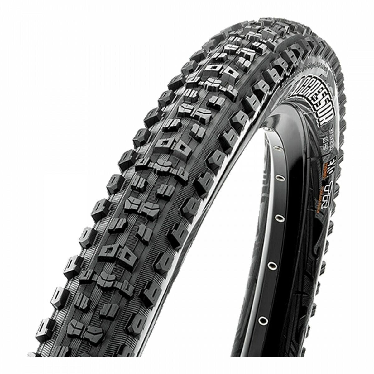 Maxxis Aggressor Tire - 26x2.3 DC/EXO/TR Folding 60TPI 1