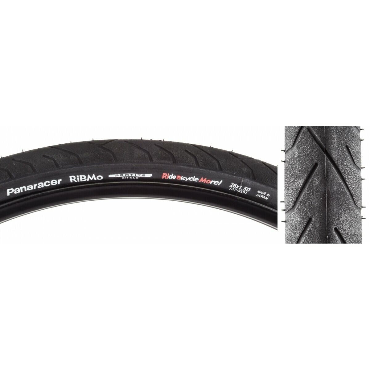 Panaracer RiBMo ProTite Folding Tire 26x1.50" Black Hybrid MTB Tour Commuter 26" 1