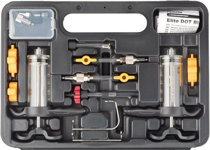 Jagwire Elite DOT Bleed Kit, includes SRAM Avid Formula Hayes Hope Adapters 2