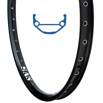 Halo SAS 26" Double Wall T-10 Heat Treated Alloy Rim, 36H, Black, DH & Dirtjump 1