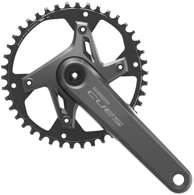 Shimano CUES FC-U6000-1 Crankset - 165/170/175mm, 32t/40t/42t, Asymmetric 4