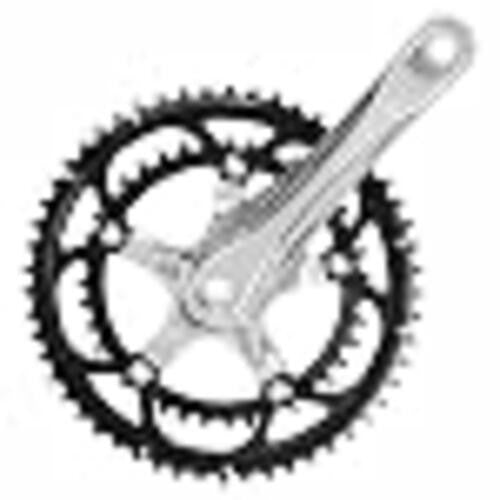 Origin8 Pro Pulsion Alloy Road Crankset, 172 x 53/39, Silver 2