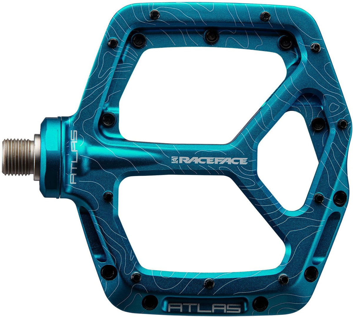 RaceFace Atlas 22 Pedals - Platform Aluminum 9/16 Turquoise 2