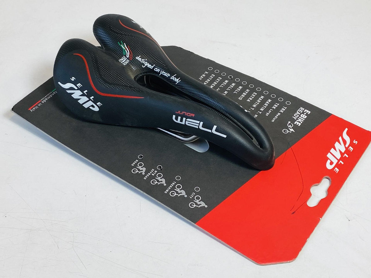 NOS Selle SMP Well-Junior Black SS Rails 130mm 1