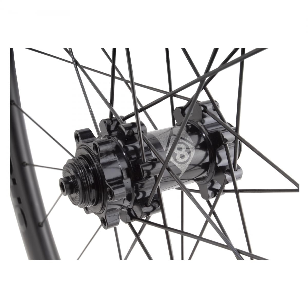 Origin8 Bolt 700c Carbon Gravel Disc Wheelset 8-11 Speed 28-Hole Tubeless Black 9