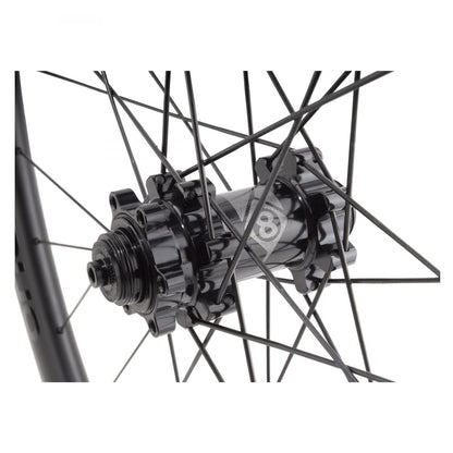 Origin8 Bolt 700c Carbon Gravel Disc Wheelset 8-11 Speed 28-Hole Tubeless Black 9