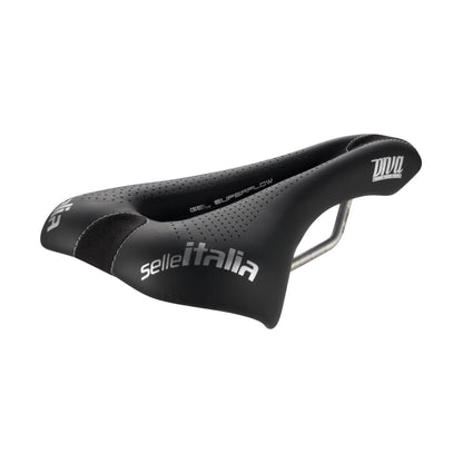 Selle Italia Diva Gel Superflow Saddle, L3 IDmatch, Ti 316 Rail, Black 1