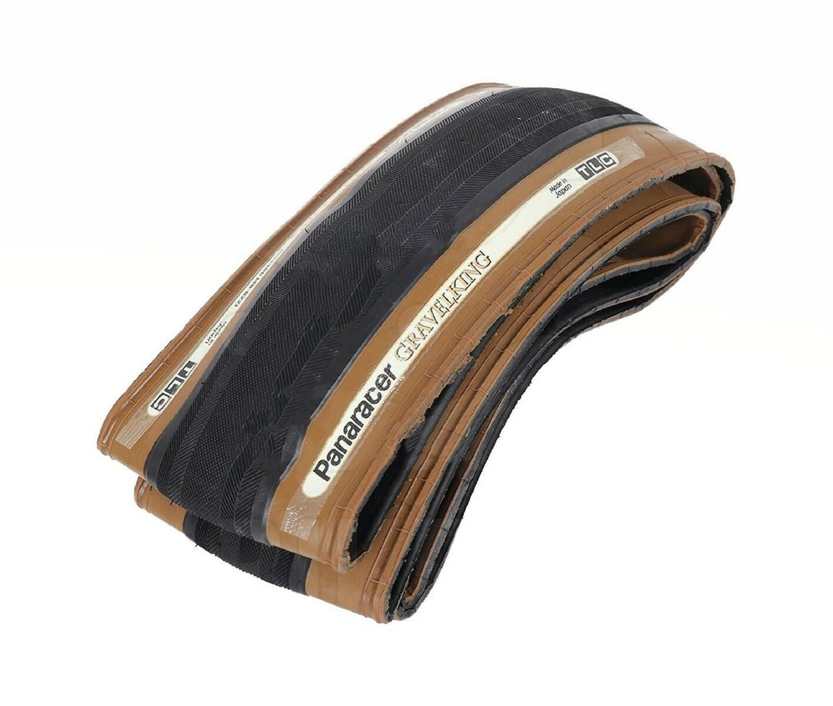 Panaracer GravelKing Slick Tire 650B x 38mm Tubeless Folding Black/Brown 27.5" 1
