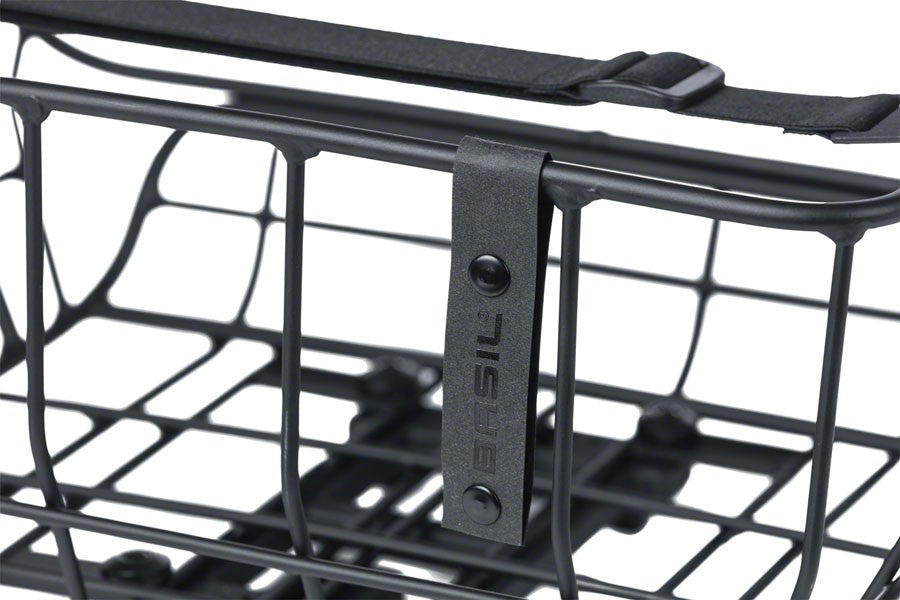 Basil Portland MIK Rear Basket - 25L, Matte Black 4