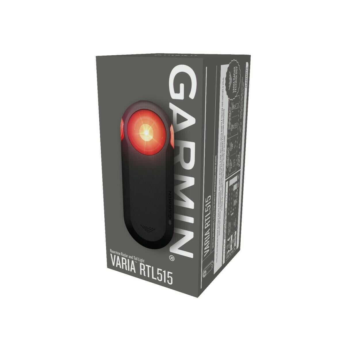 Garmin Varia RTL515 Rear View Radar with Taillight Black New in Box 1