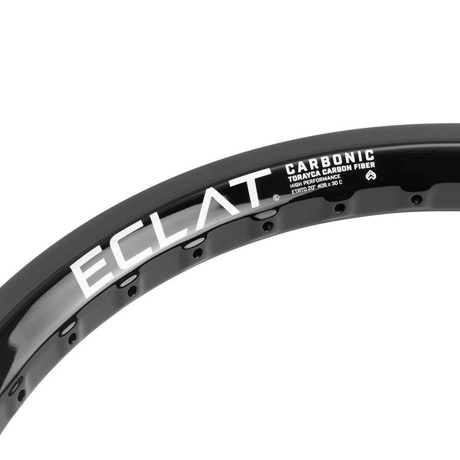 Eclat Carbonic V2 Black 20'' Carbon BMX Rim 36 Holes Tubeless Ready 5