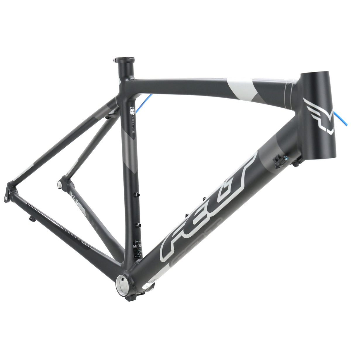 Felt ZW A Women's Road Frame 47cm Gloss Black Aluminum 130mm Bare Frame 3