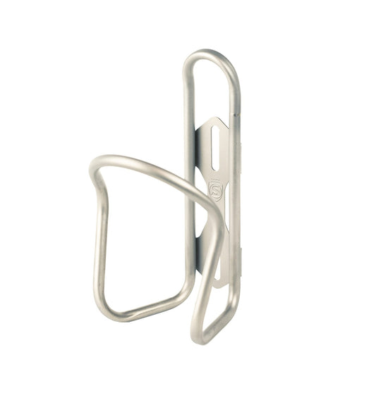 SILCA Sicuro Titanium Bike Water Bottle Holder, Lightweight - Silver 1