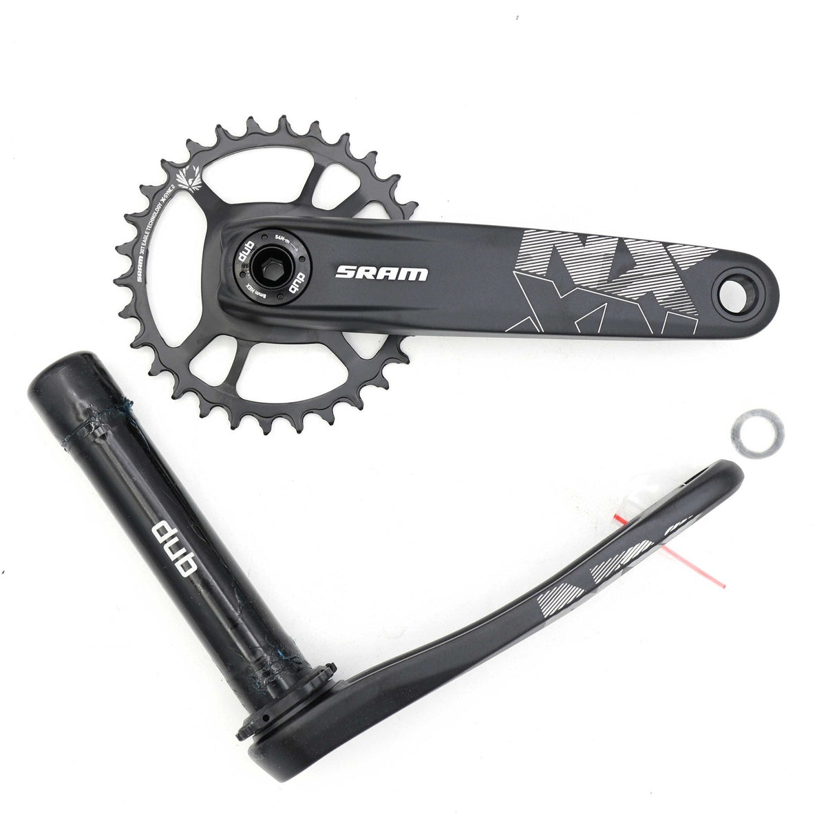 SRAM NX Eagle Fat Bike Crankset 175mm 30T DUB 170/177 Black 1