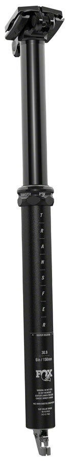 FOX Transfer Performance Dropper Seat Post - 30.9, 100 mm, Internal Routing 1