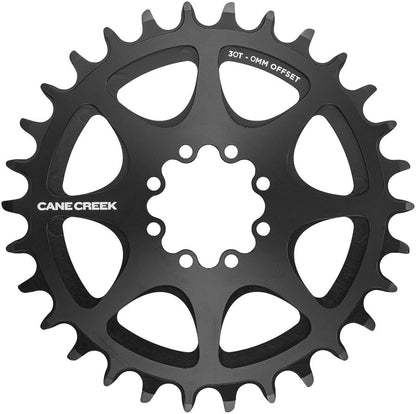 Cane Creek Direct Mount Chainring - 30t, 8-Bolt Direct Mount, 0mm Offset, Black 1