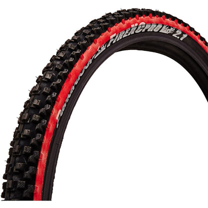 Panaracer Fire Pro Tire 26x2.1" Tubeless Folding Black/Red MTB Mountain 26" 2