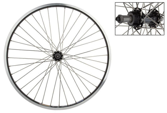 WM Wheel Rear 26x1.5 559x24 Wei Dm30 Bk 36 Aly Fw 5/6/7sp Qr Bk 135mm 12gss 1