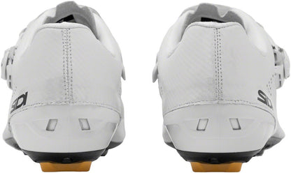 SIDI Genius 10 Knit White Road Cycling Shoes EU 42.5, Carbon Sole 4