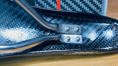 ARTE SELLE Stealth 2000 Carbon Titanium Rail Blue Racing Saddle Made in Italy 7