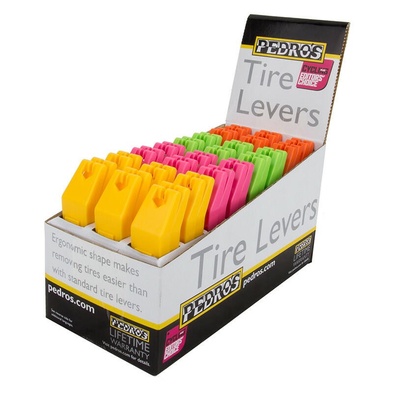 Pedros Display Box Tire Levers Tool Tire Levers Pedros 4-colors Bxof24 1