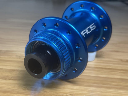 Hope Pro 5 Front Hub 12mm Thru-Axle x 100mm - Center-Lock - Blue Anodized 24h 2
