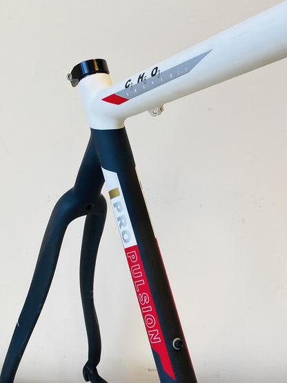 Origin-8 ProPulsion C3 H6 O3 Lactic 2.0 Carbon Frame & Fork 55cm White/Black/Red 6