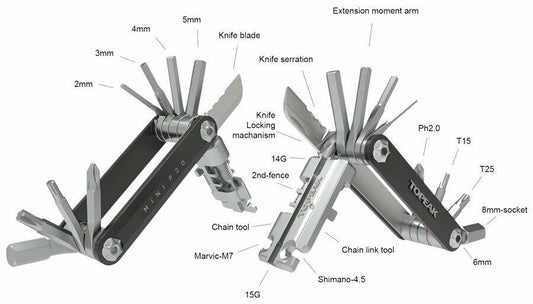 Topeak Mini P20 Multi-Tool 1