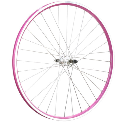 Electra Townie 21D Rear 26'' Wheel, Freewheel, Rim Brake, QR, Purple 4