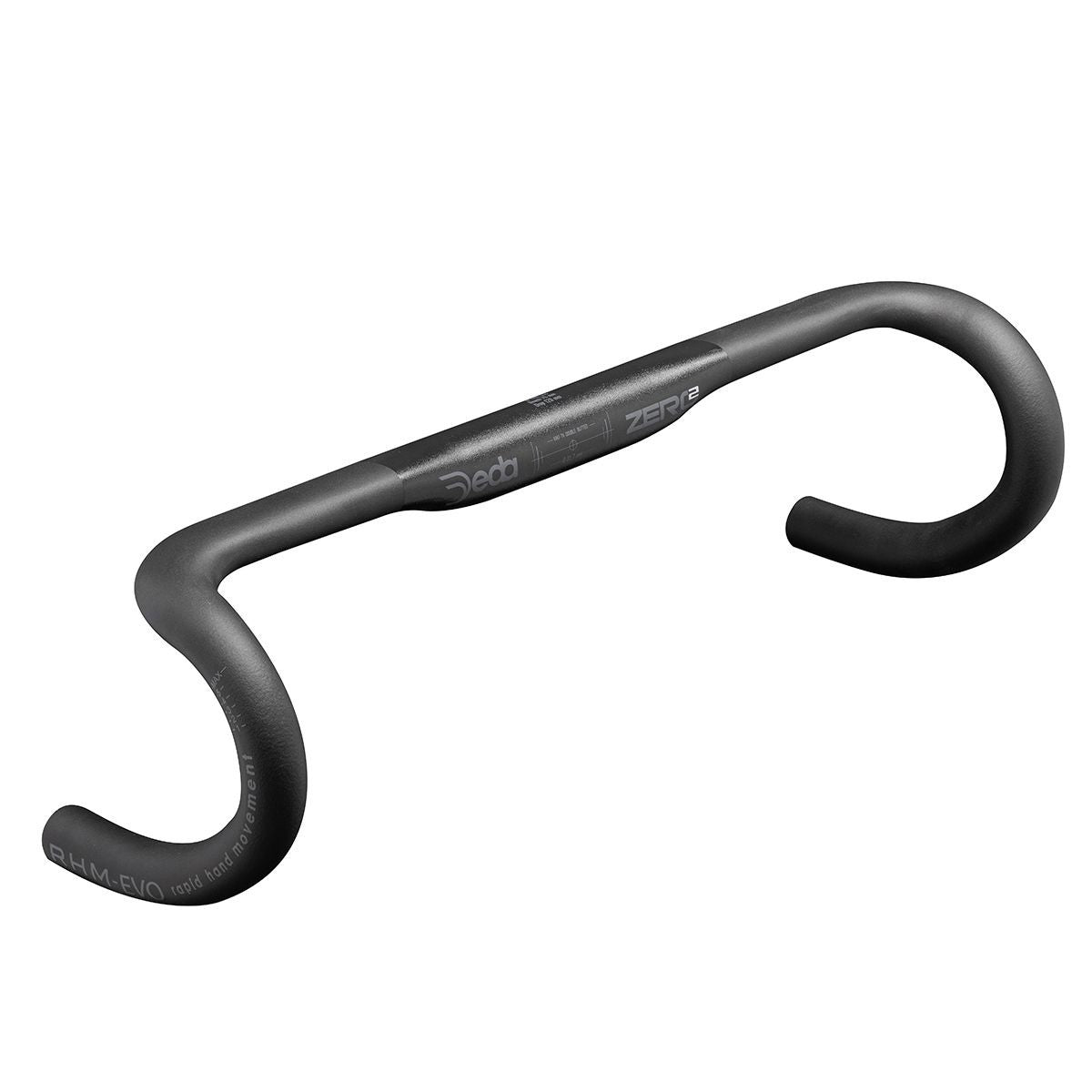 Deda Elementi Zero 2 RHM Alloy Handlebar 31.8 Clamp 46cm Black 1