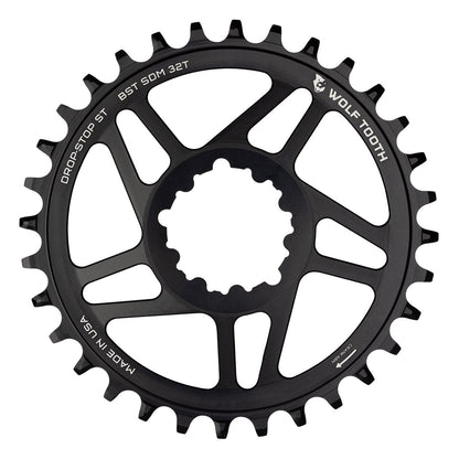 Wolf Tooth Direct Mount Chainring 30T Drop-Stop B, SRAM 3-Bolt Boost Cranks, 3mm 9