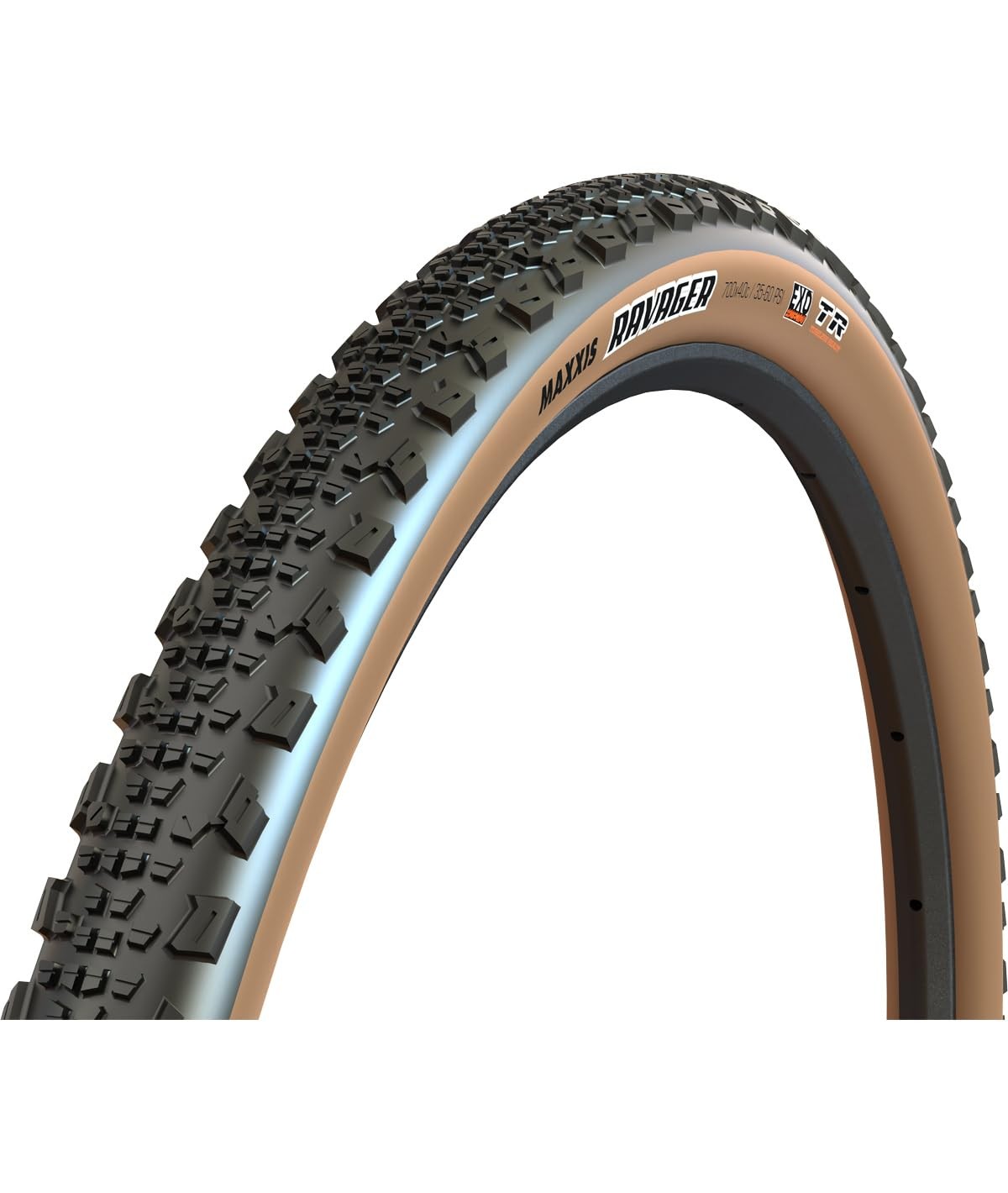 Maxxis Ravager EXO TR Tanwall 60Tpi Tubeless 700C x 50 Rigid Gravel Tyre 700C x 1