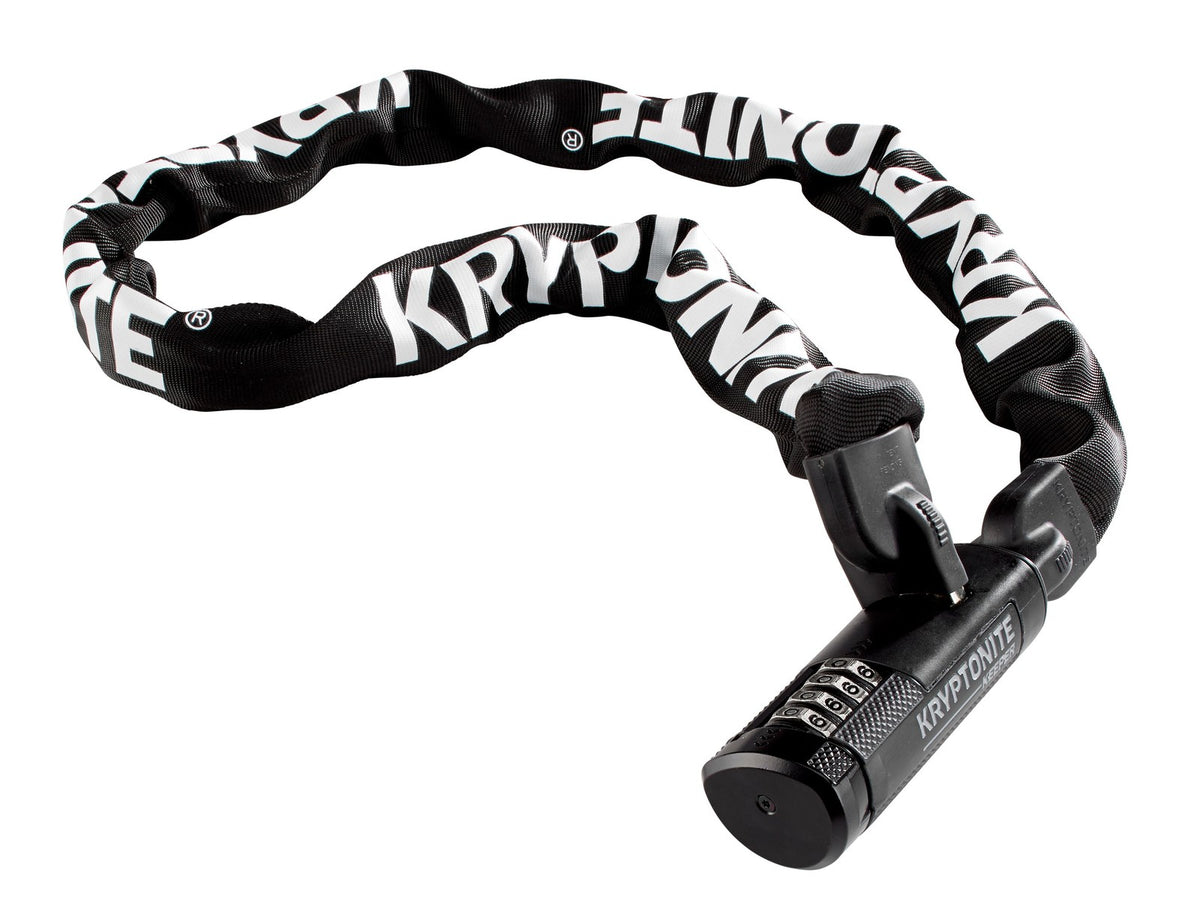 Kryptonite Keeper 712 Combo Integrated Chain Lock 7mm x 120cm (47.2˝) Black 1
