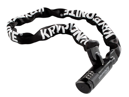 Kryptonite Keeper 712 Combo Integrated Chain Lock 7mm x 120cm (47.2˝) Black 1
