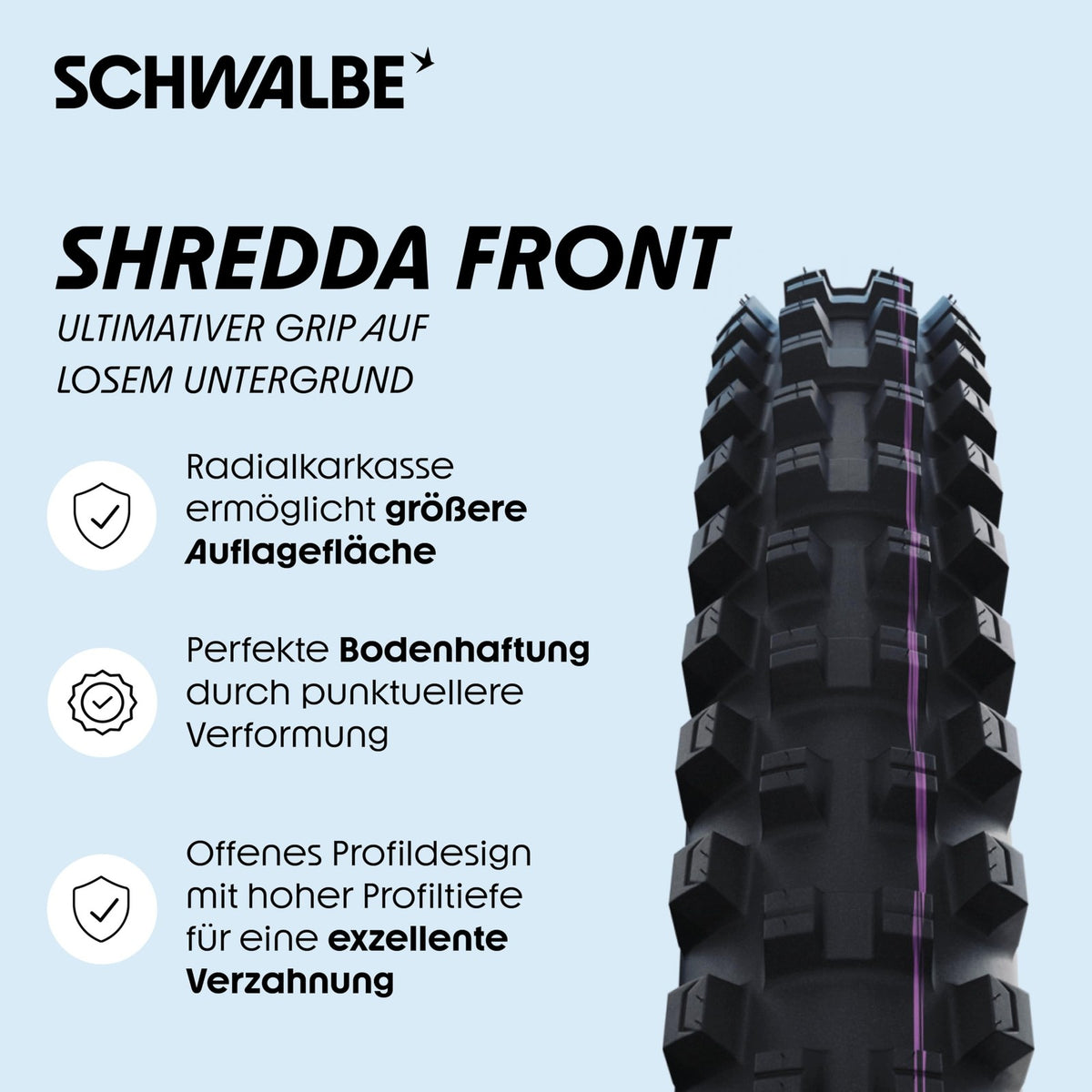 Schwalbe Shredda Mountain Tire 29x2.50 2