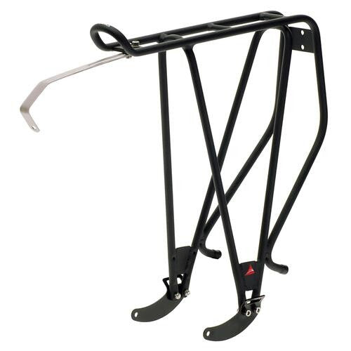 Axiom Streamliner Road DLX Rear Rack Black Narrow Mounts to QR Skewer 700c 1