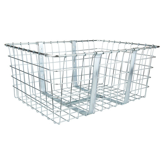 Wald Bicycle Products #57 Basket 21x15x9" Silver - Does not include hardware 1