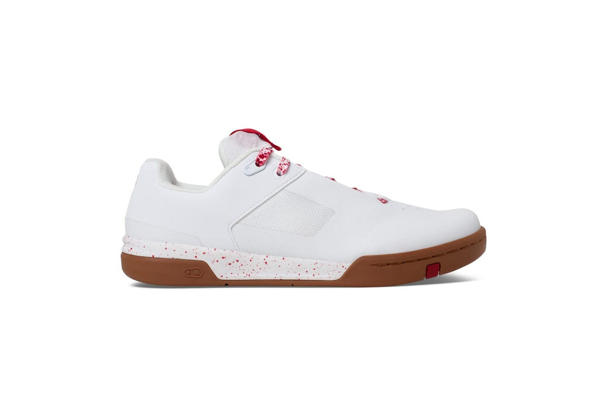 Crank Brothers Mountain Shoes STAMP LACE WHITE / RED - GUM OUTSOLE SPLATTER 12.0 2