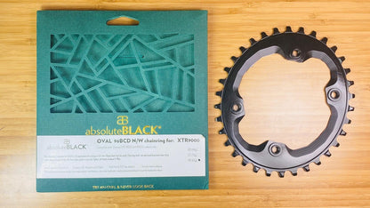 absoluteBLACK OVAL 96bcd XTR N/W Chainring XTR9000/M9020 34t - Black 1