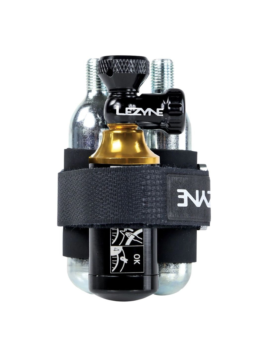Lezyne Tubeless CO₂ Blaster Inflator/Repair Kit One size Black/Gold 3