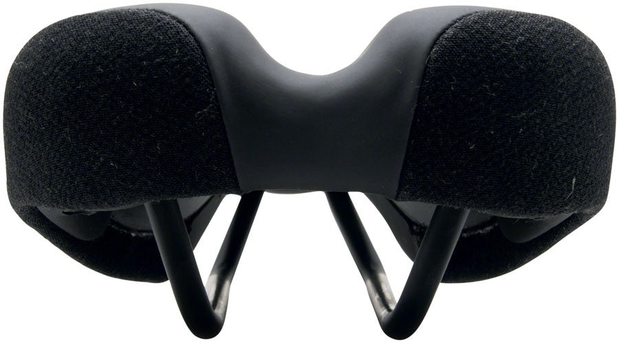 WTB Pure Black Saddle 275mm Width Chromoly Rails Lightweight Padding 4