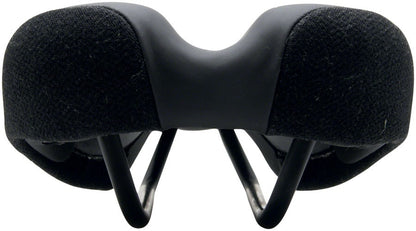 WTB Pure Black Saddle 275mm Width Chromoly Rails Lightweight Padding 4