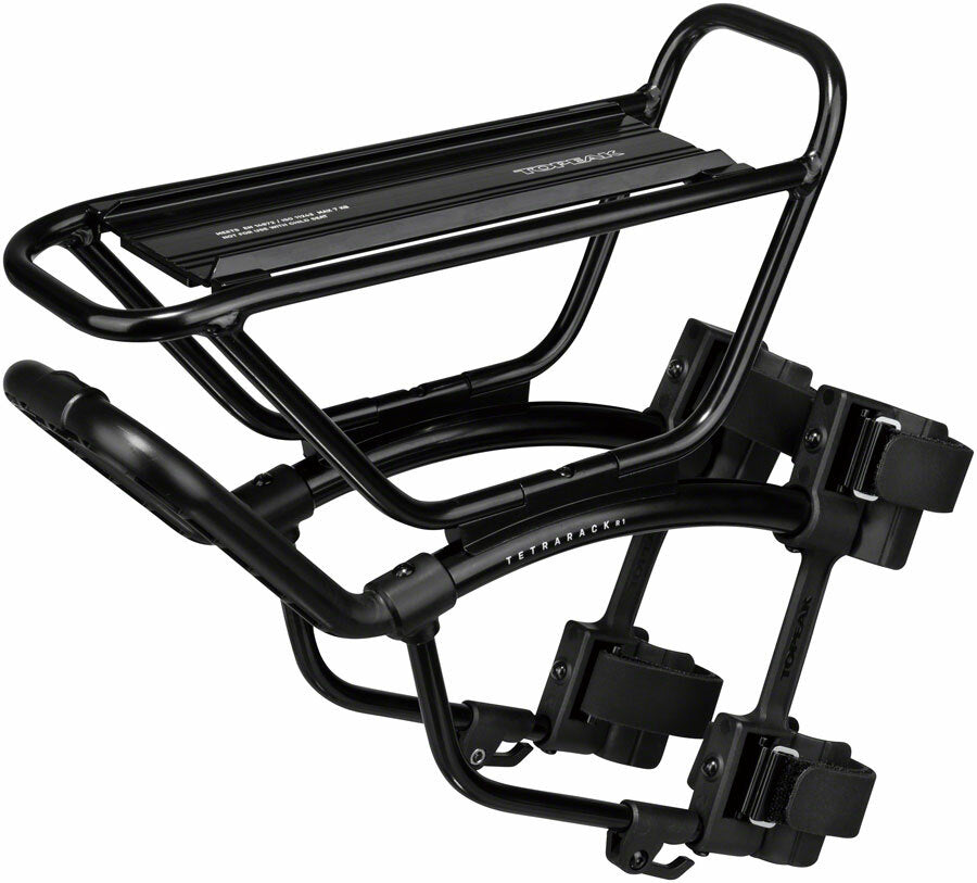 Topeak TetraRack R1 Front Rack for Gravel/Road - Fork Blade Strap Mount 1