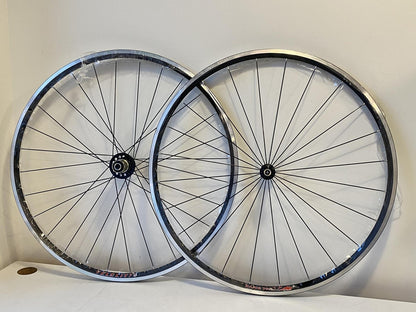 Velocity MAJOR TOM 700c Tubular Road Wheelset 24h/28h 100/130 8-10s - Black 1