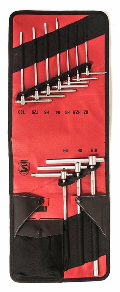 Silca T-Handle Folio 10 piece Tool Kit with Storage Bag 1