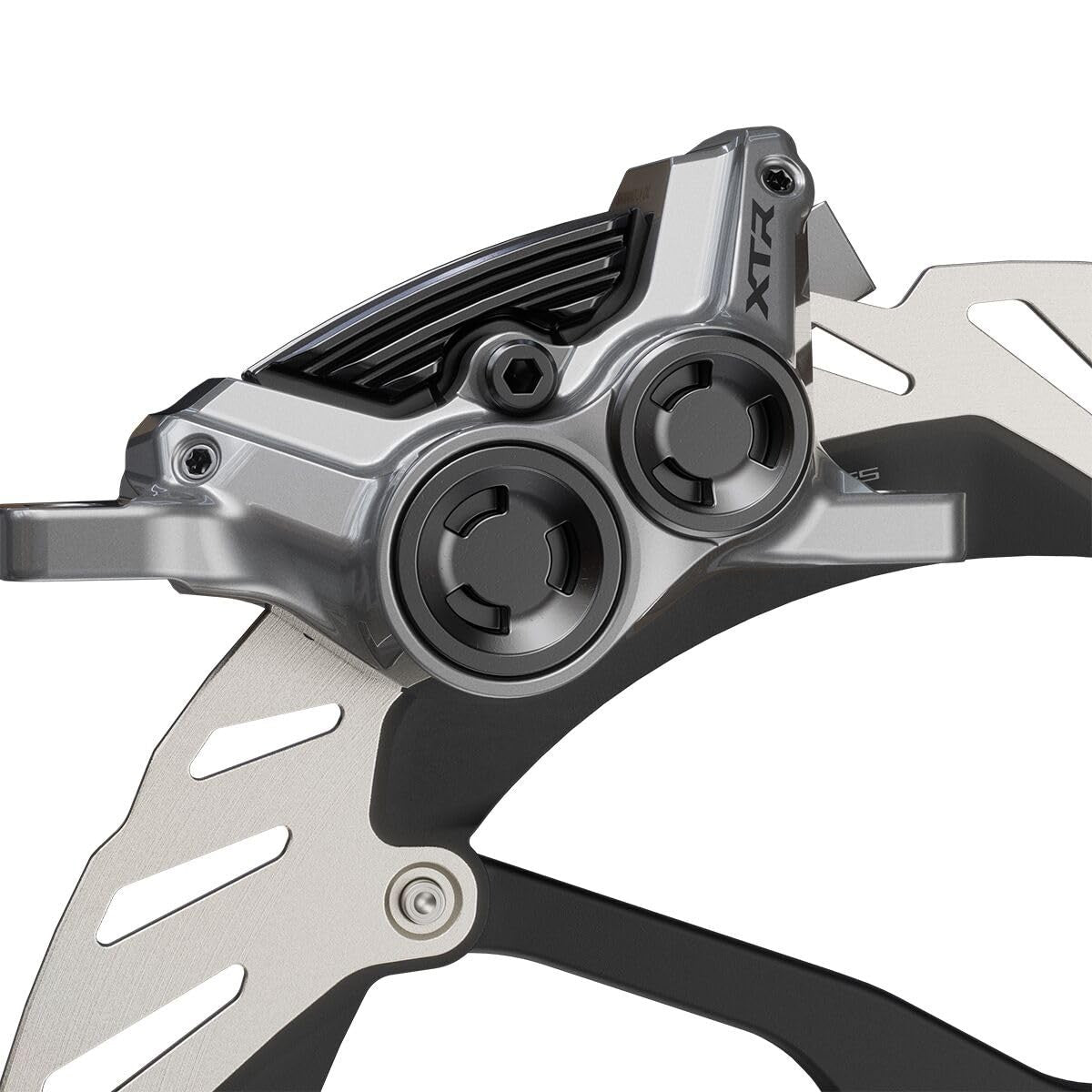 Shimano XTR M9220 Enduro Disc Brake and Lever - Right/Rear Post Mount 4-Piston 4