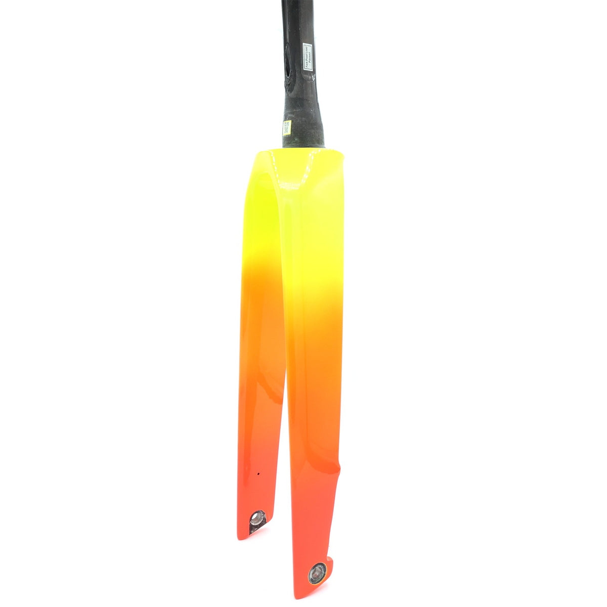 Trek Project 1 Madone SLR Gen 6 Disc Fork 45mm Radioactive Coral to Yellow Fade 3