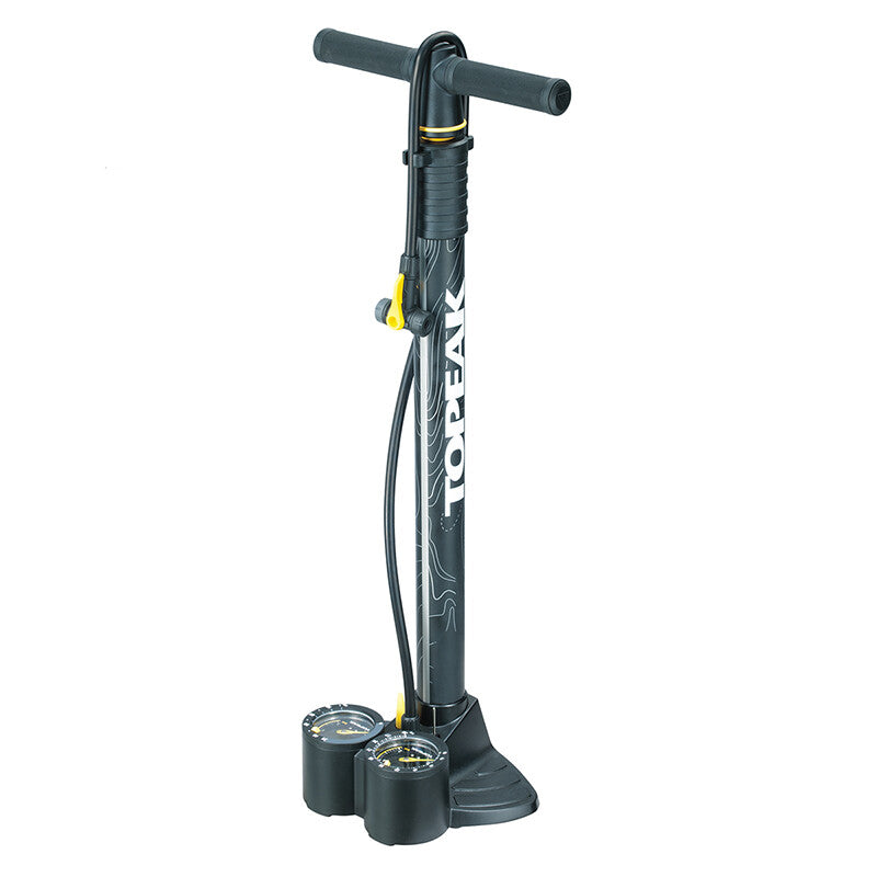 Topeak JoeBlow Dualie Pump Topeak Floor Joe Blow Dualie 1